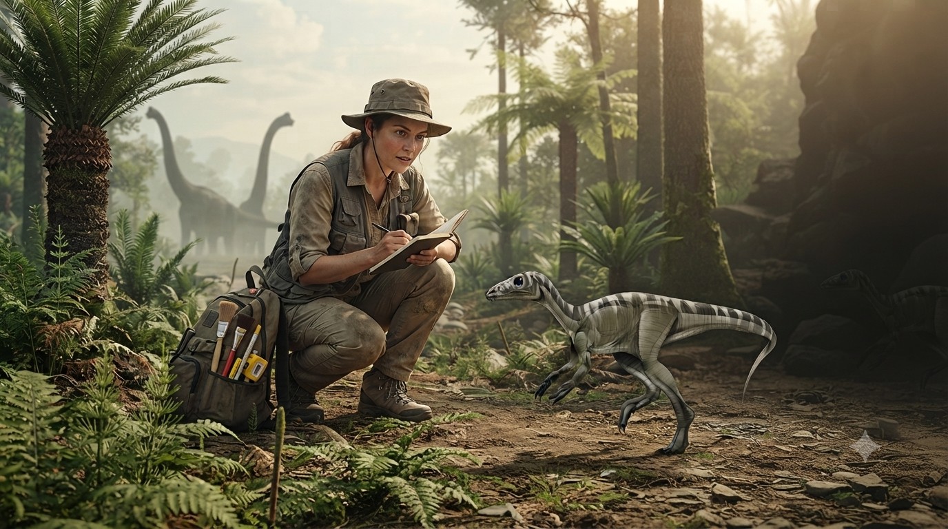 Eoraptor (Eoraptor lunensis) rekonstrukciós illusztráció