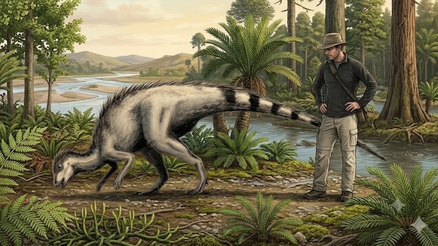 Hypsilophodon (Hypsilophodon foxii) rekonstrukciós illusztráció
