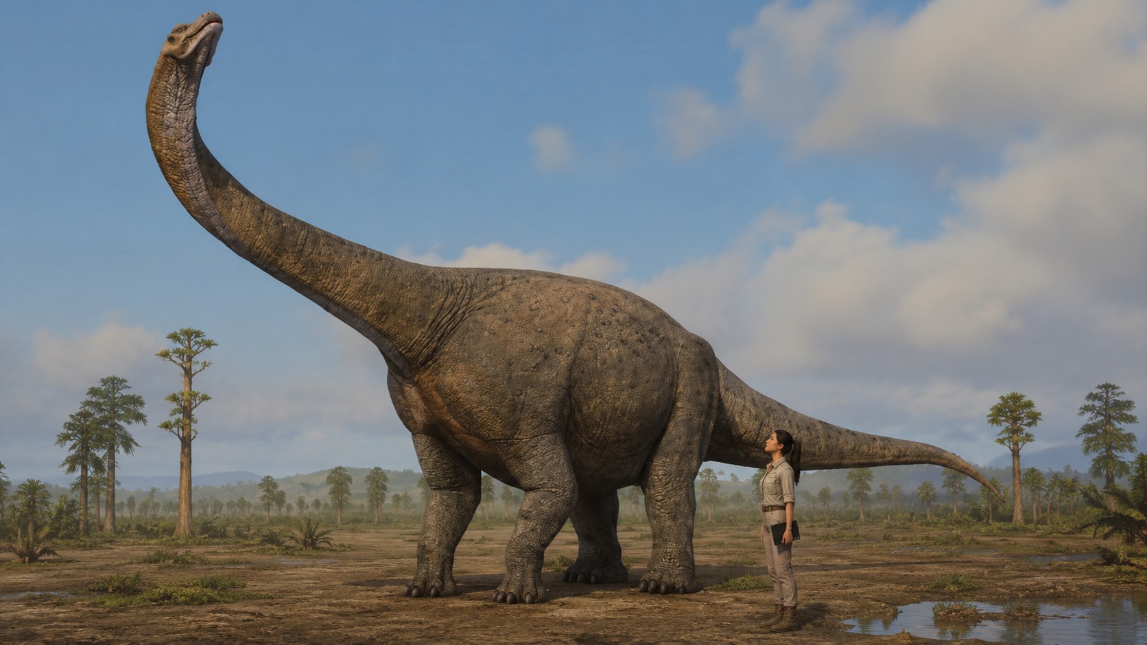 Ligabuesaurus (Ligabuesaurus leanzai) rekonstrukciós illusztráció