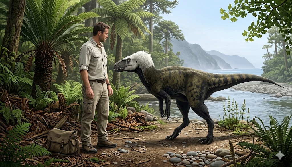 Lourinhanosaurus (Lourinhanosaurus antunesi) rekonstrukciós illusztráció