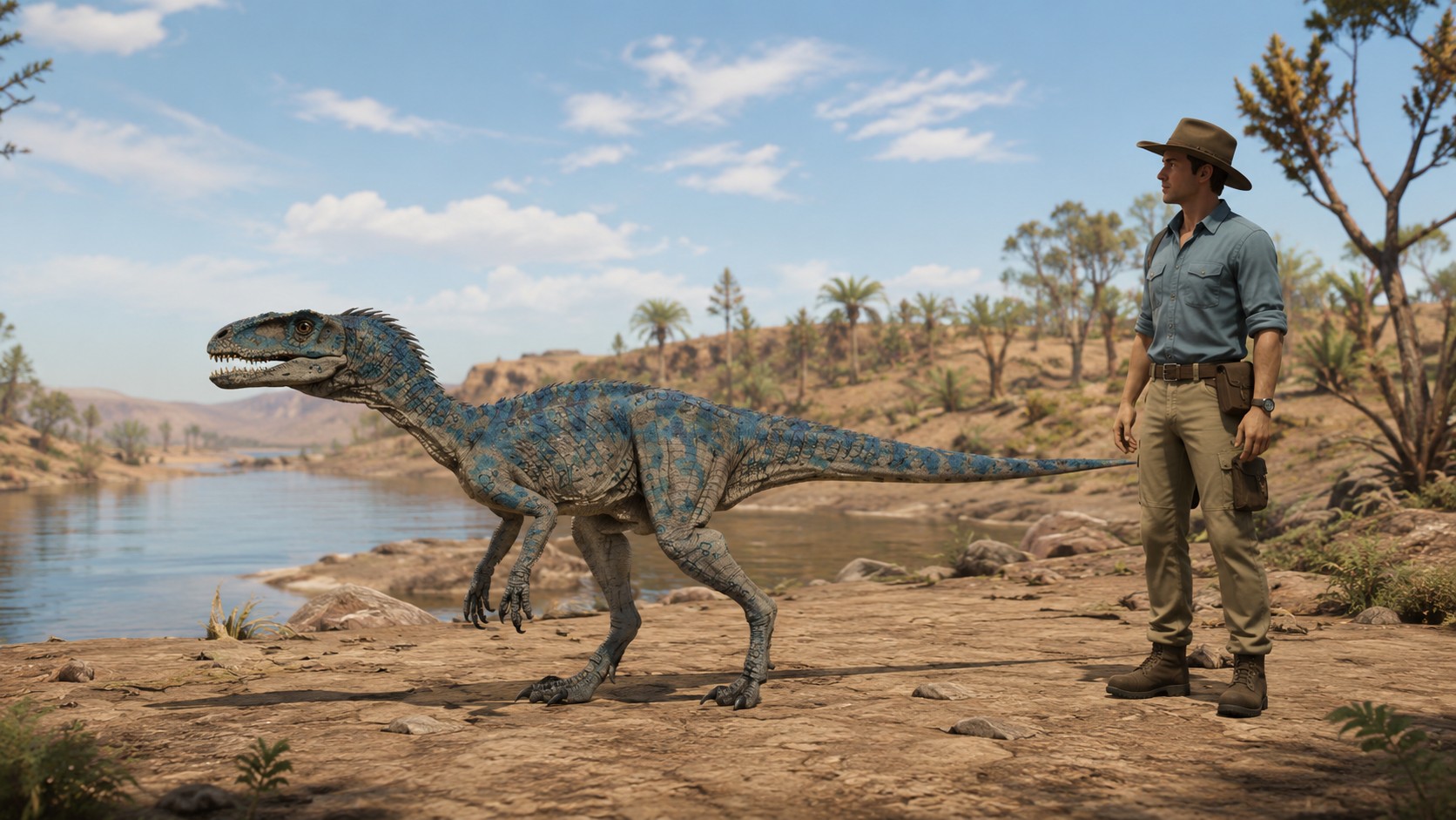 Masiakasaurus (Masiakasaurus knopfleri) rekonstrukciós illusztráció
