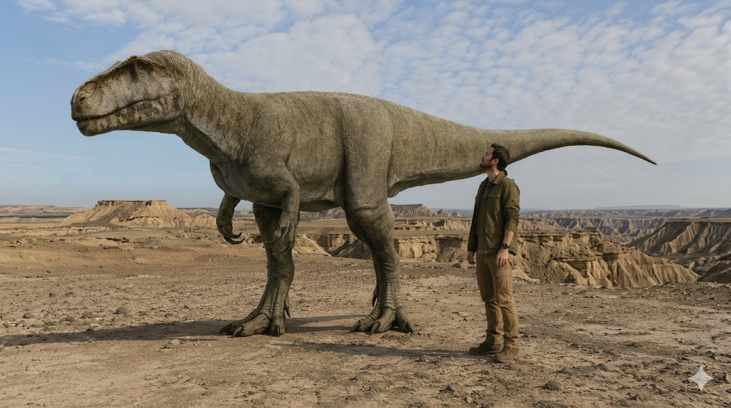 Megalosaurus (Megalosaurus bucklandii) rekonstrukciós illusztráció