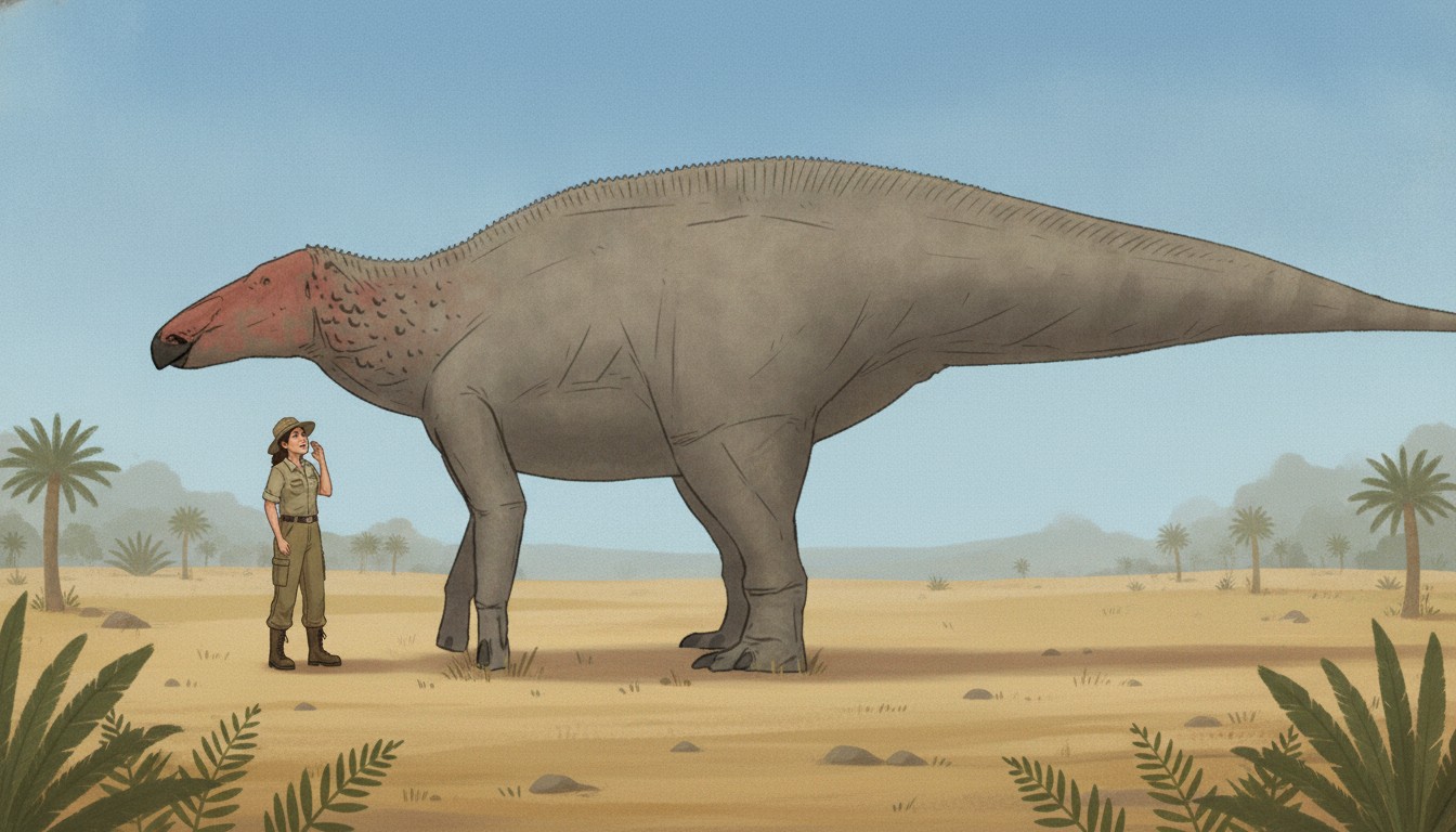 Shantungosaurus (Shantungosaurus giganteus) rekonstrukciós illusztráció