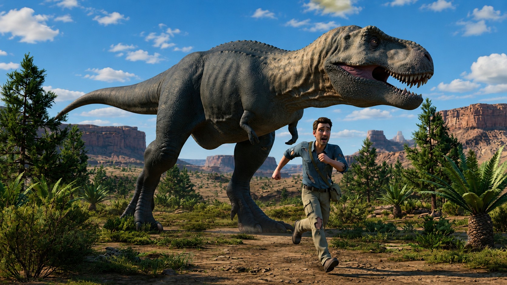 Tarbosaurus (Tarbosaurus bataar) rekonstrukciós illusztráció