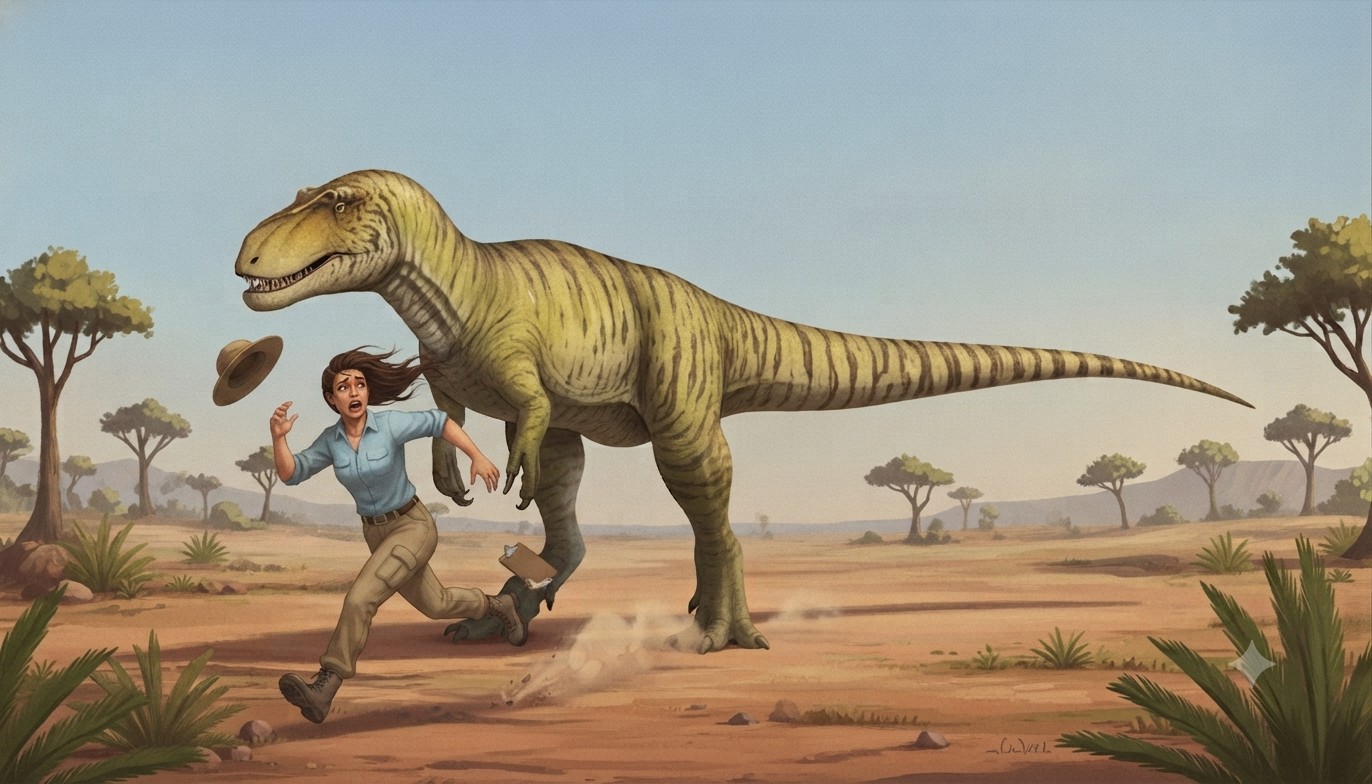 Torvosaurus (Torvosaurus tanneri) rekonstrukciós illusztráció