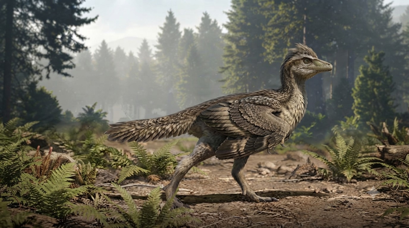 Zhengheornis (Zhengheornis buyu) rekonstrukciós illusztráció