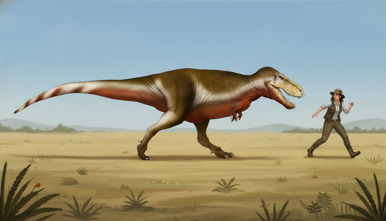Zhuchengtyrannus (Zhuchengtyrannus magnus) rekonstrukciós illusztráció